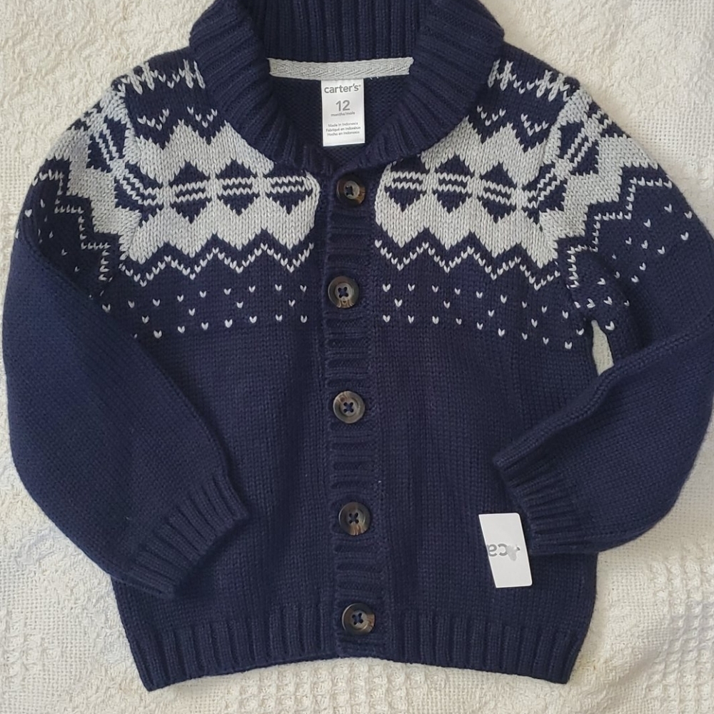 Baby Carter's sweater